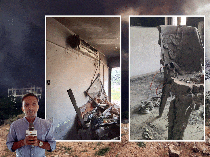 AC, fridge and chairs melted, plastic rail drained: Doors charcoaled, burnt dolls shattered; Inside the plane crash site for the first time