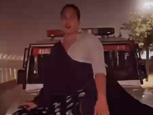 Ahmedabad: Sitting on a police car on the riverfront and making a reel, PI says he will investigate the viral video