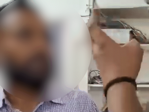 Instead of teaching in Ahmedabad, he used to create a fake Instagram ID and send messages.