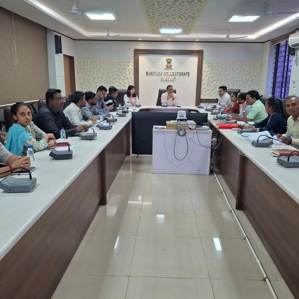 Water Sanitation Committee meeting held in Bharuch: Collector Gaurang Makwana reviews water supply schemes