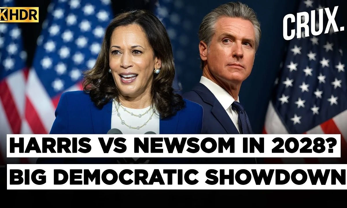 Rivalry Between Kamala Harris And Gavin Newsom Is Building Up To A Possible Showdown In 2028 | 4K