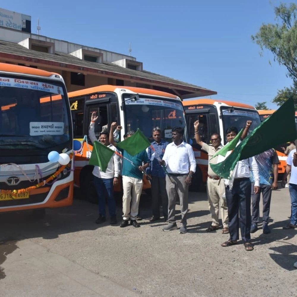 7 new GSRTC buses inaugurated in Dang: Inaugurated by MLA Vijay Patel at Ahwa; Accessible transport service to remote areas