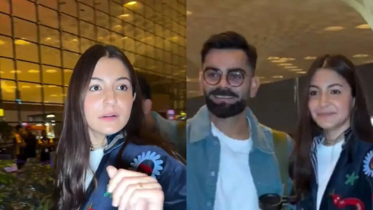 Kohli and Anushka make stylish airport appearance