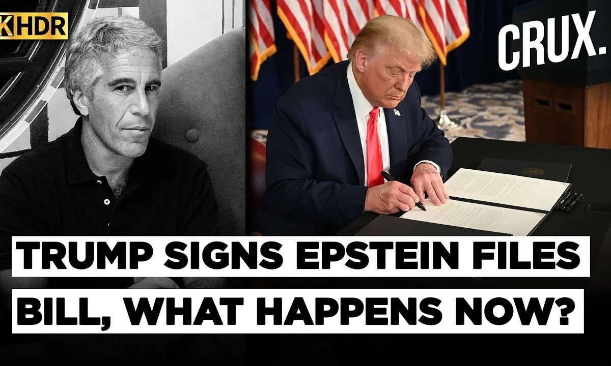 Donald Trump Signs Bill To Release All Epstein Files Bill, DOJ Gets 30 Days Deadline | US News | 4K