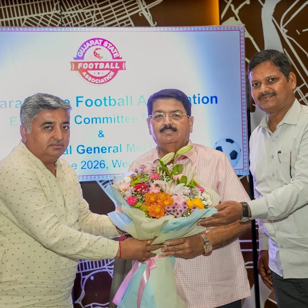 Parimal Nathwani chairs 48th AGM of GSFA: 7,363 active football players in the state, played in 4,483 tournaments