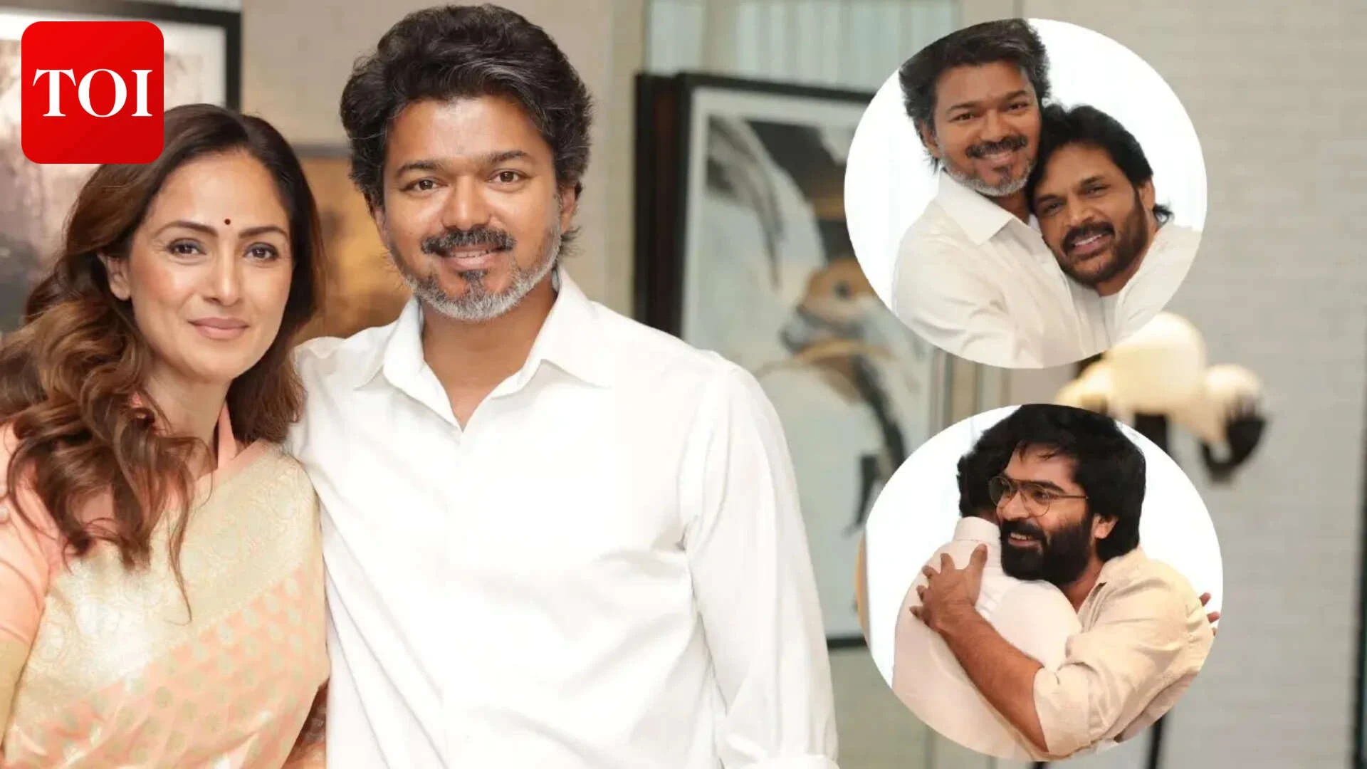 Simran, Silambarasan TR and Shaam meet Tamil Nadu CM Vijay